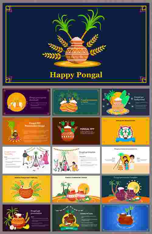 Pongal PPT Presentation Templates